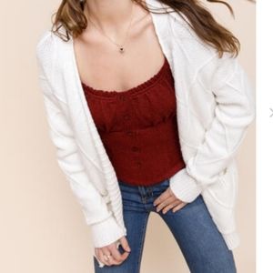 3 for $35.00-Ashlyn Cross Cable Open Cardian Brand New Sz 1X